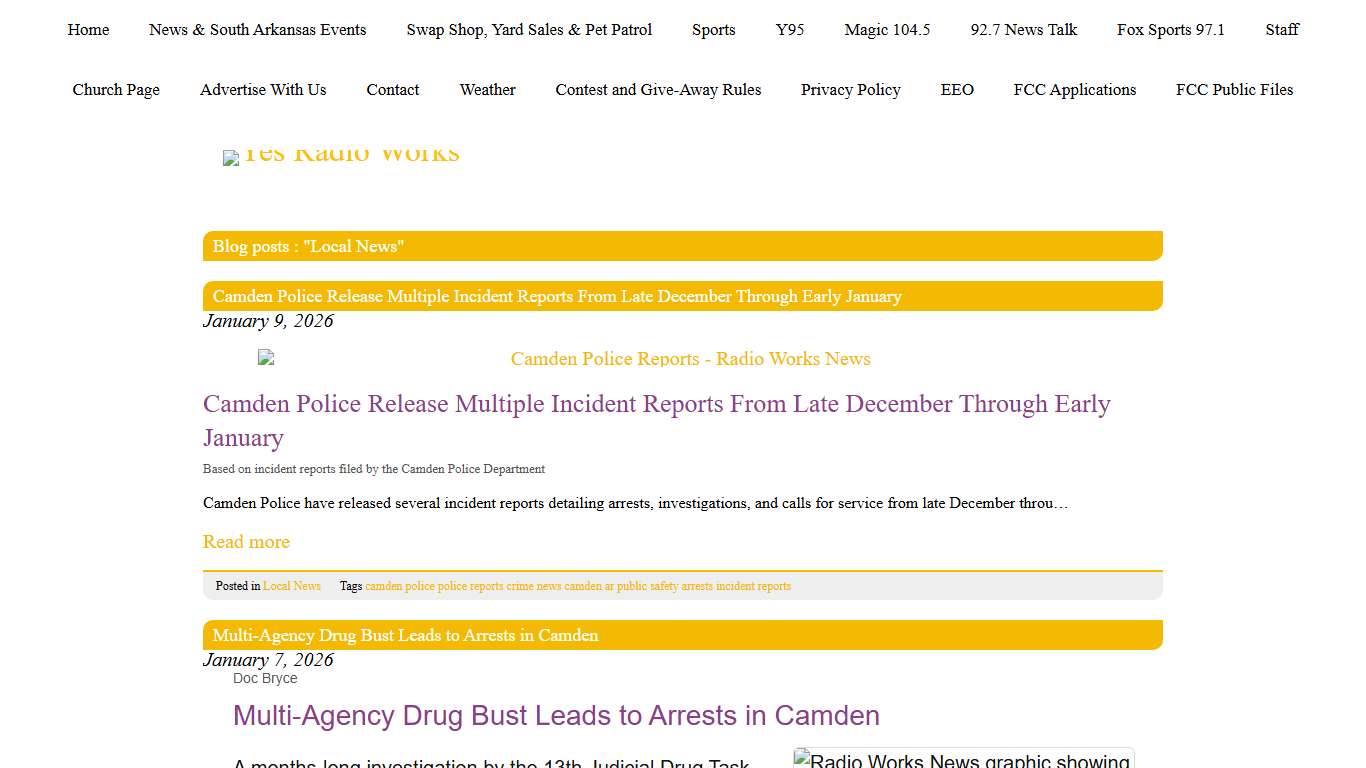 blog posts - local-news Yes Radio Works